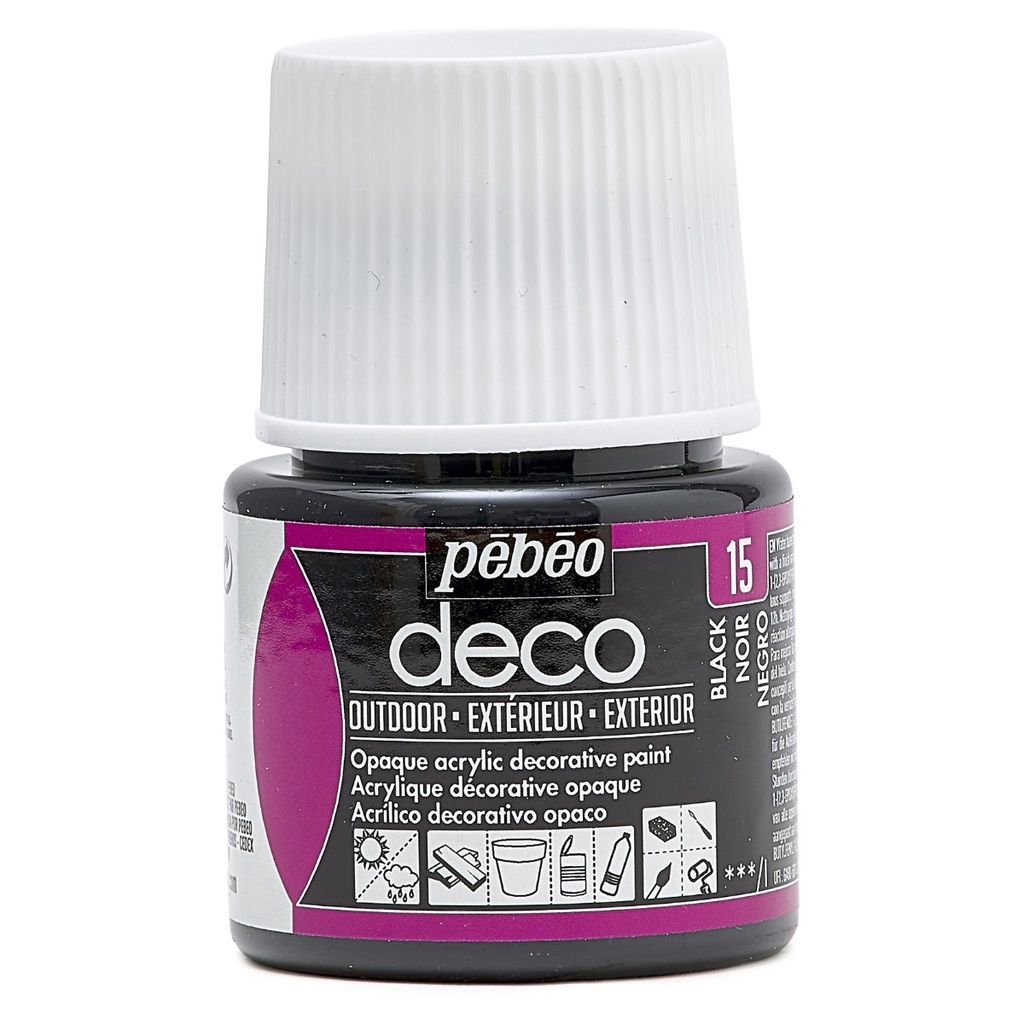 PEBEO DECO OUTDOOR 45ML BLACK