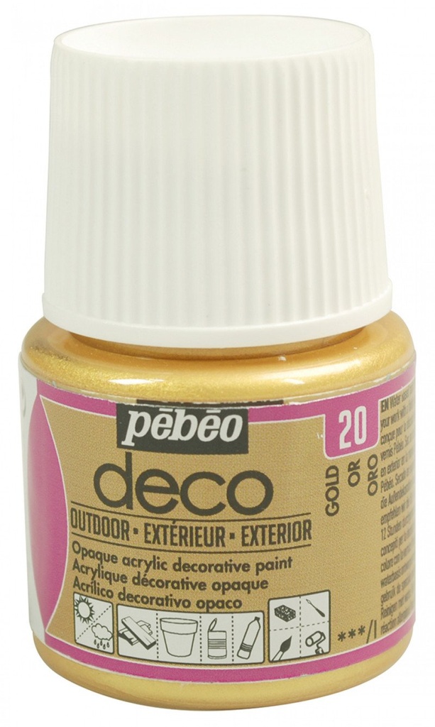 PEBEO DECO OUTDOOR 45ML GOLD