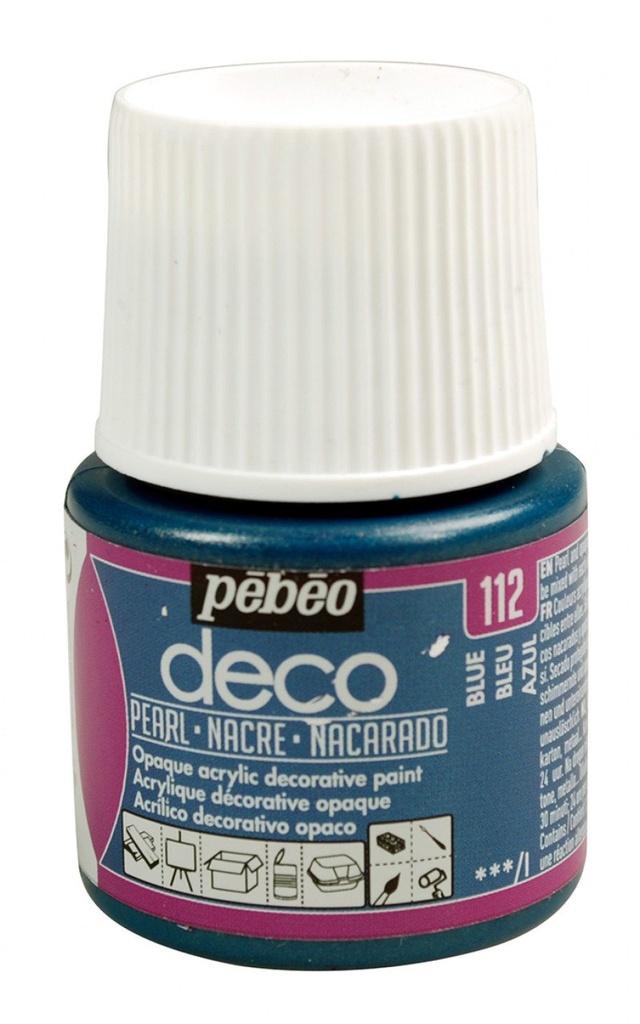 PEBEO DECO PEARL 45ML BLUE