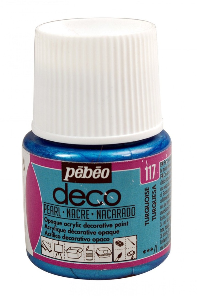 PEBEO DECO PEARL 45ML TURQUOISE