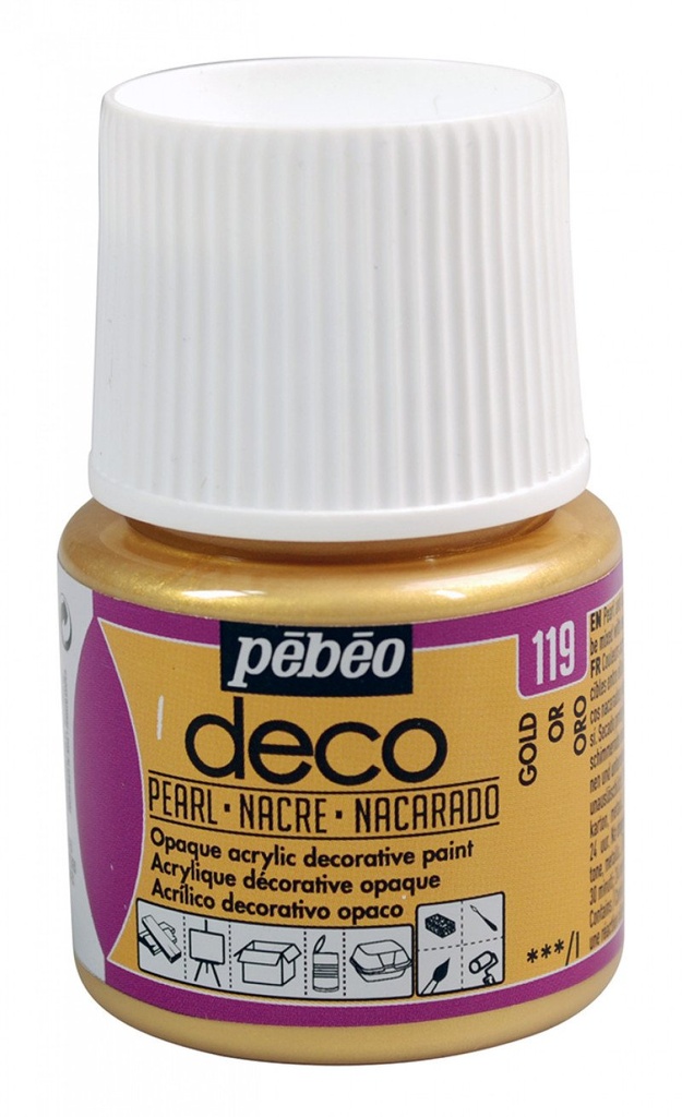 PEBEO DECO PEARL 45ML GOLD