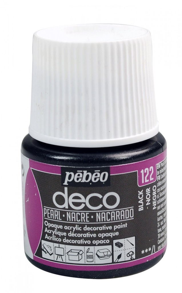 PEBEO DECO PEARL 45ML BLACK