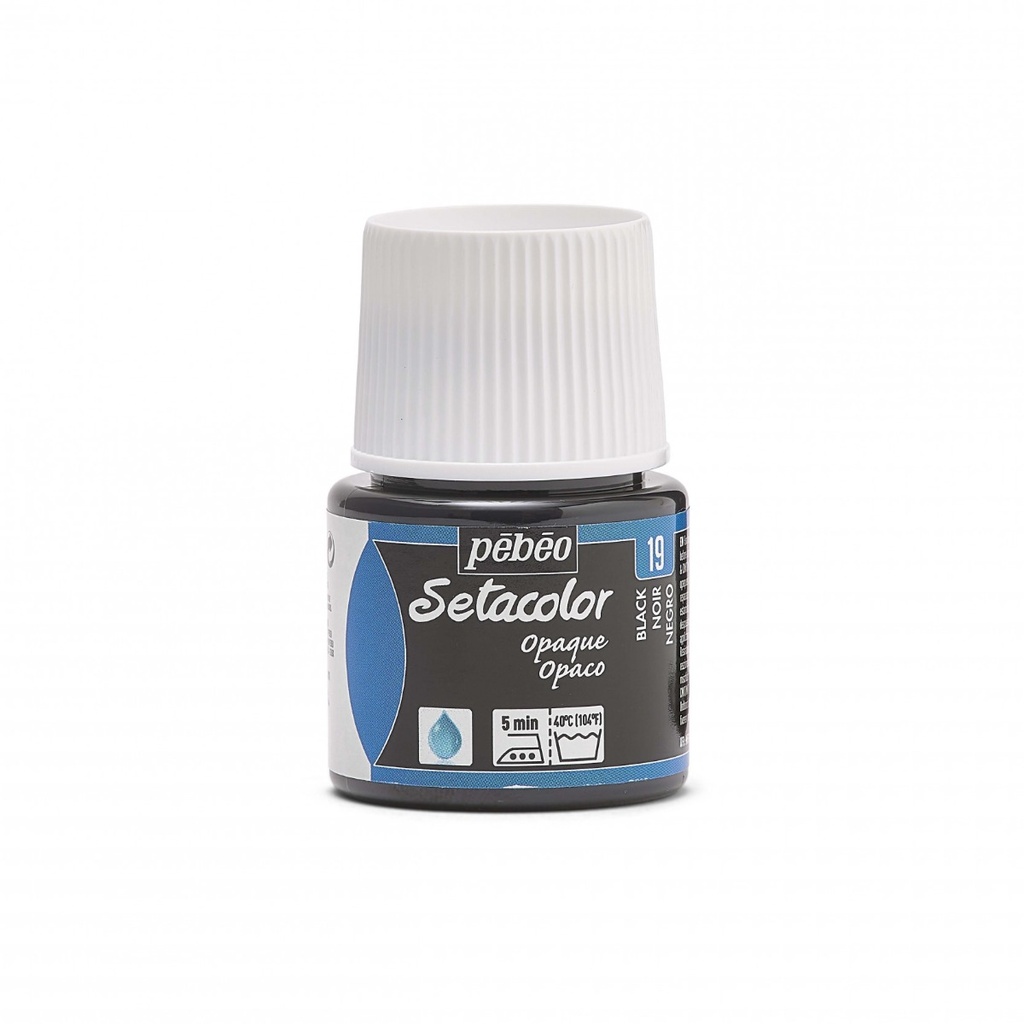 PEBEO SETACOLOR OPAQUE 45ML BLACK