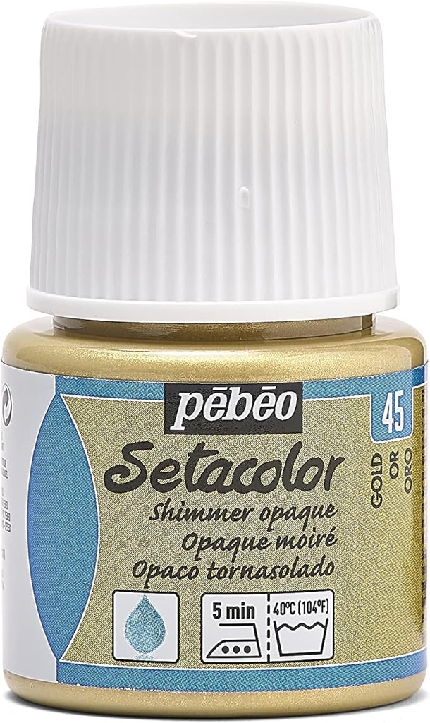 PEBEO SETA OPAQ SHIMMER 45ML GOLD