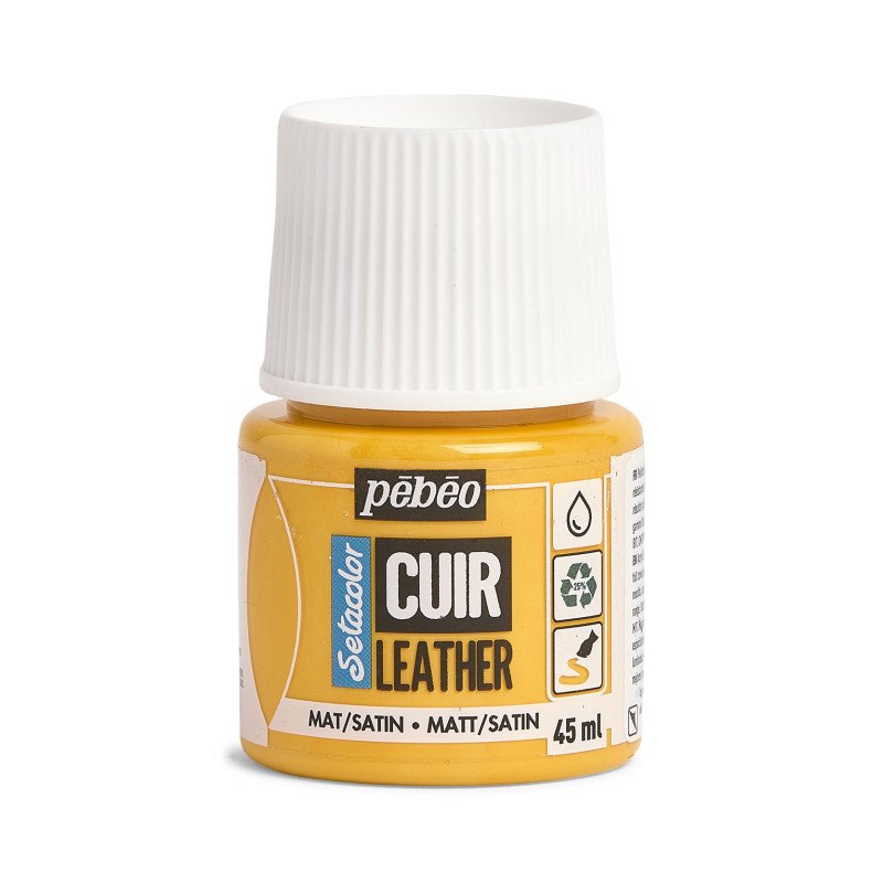 PEBEO SETACOLOR LEATHER 45ML SUNFLOW YELL