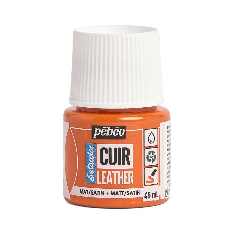 PEBEO SETACOLOR LEATHER 45ML ORANGE