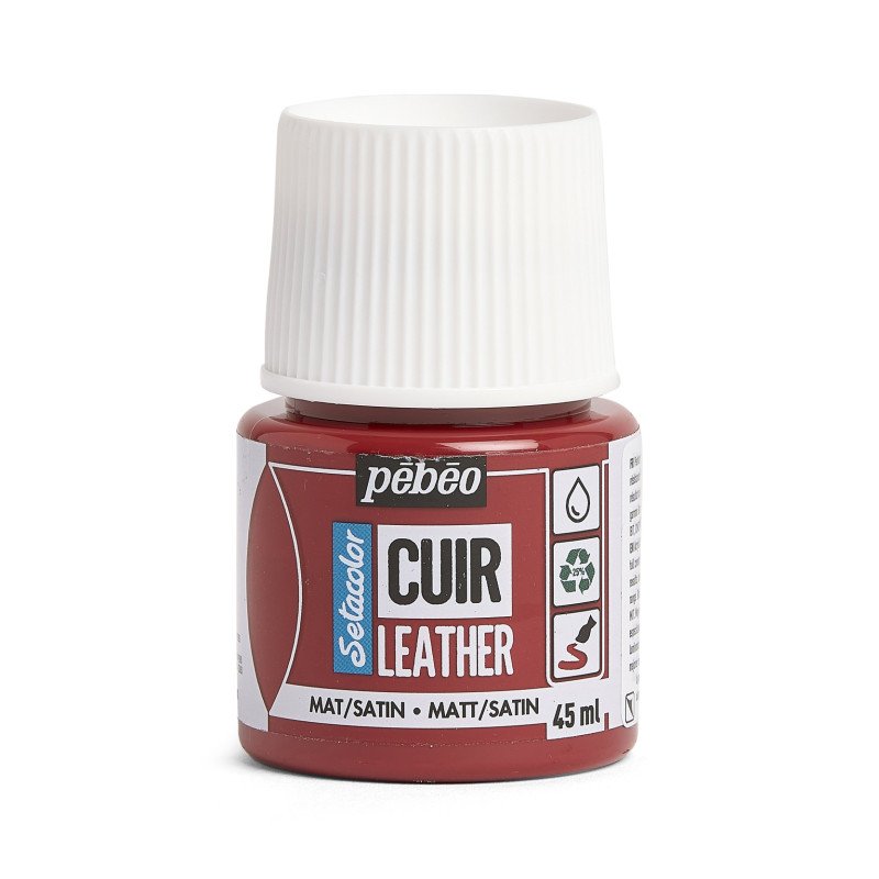 PEBEO SETACOLOR LEATHER 45ML DEEP RED