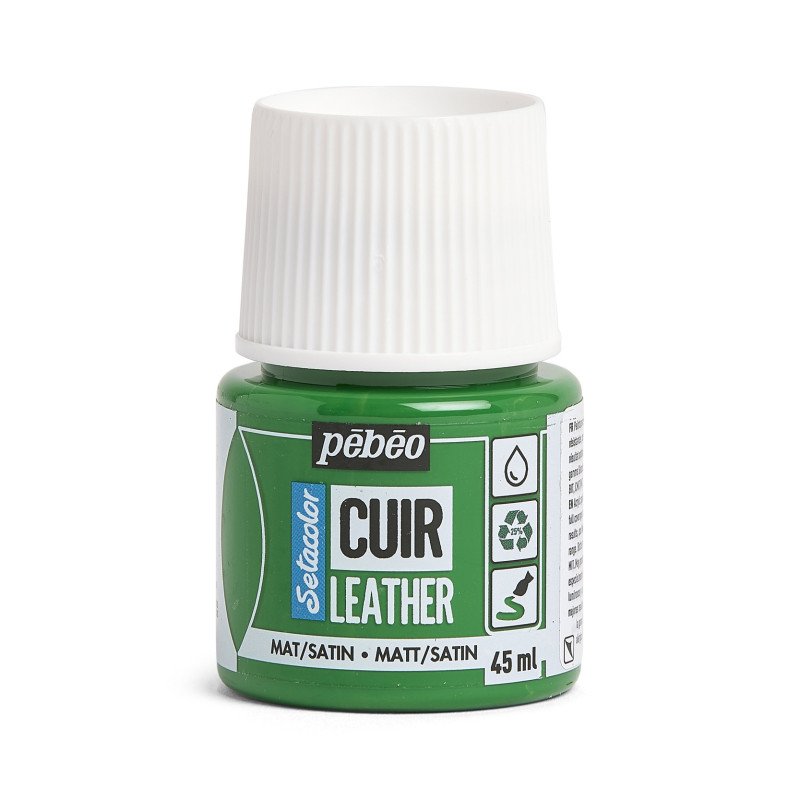PEBEO SETACOLOR LEATHER 45ML CACTUS GREEN