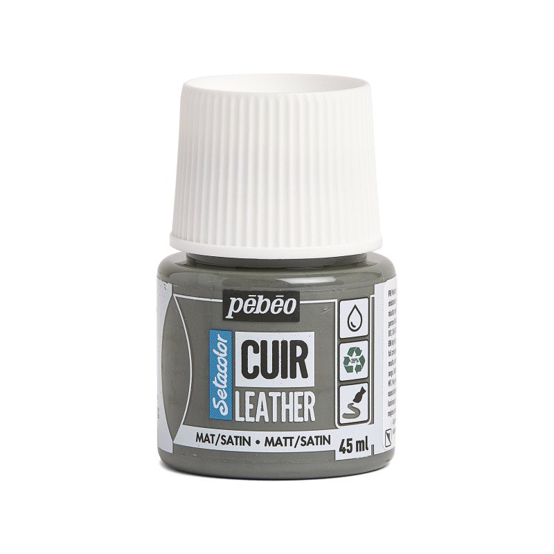 PEBEO SETACOLOR LEATHER 45ML CONCRET GREY