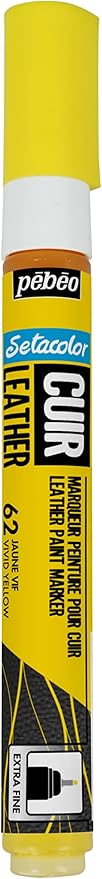 PEBEO SETACOLOR LEATHER MARKER VIVID YELLOW