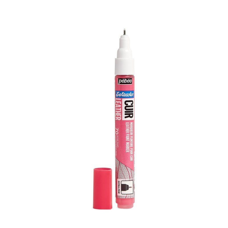 PEBEO SETACOLOR LEATHER MARKER FLUOROSE PINK