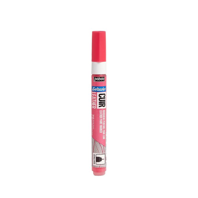 PEBEO SETACOLOR LEATHER MARKER FLUOROSE PINK