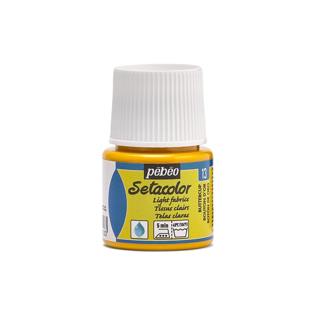 PEBEO SETACOLOR LIGHT FABRIC 45ML BUTTERCUP