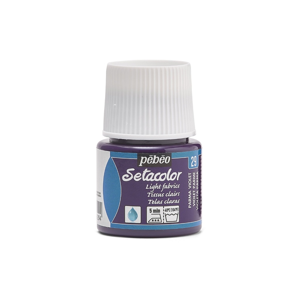 PEBEO SETACOLOR LIGHT FABRIC 45ML PARMA VIOLET