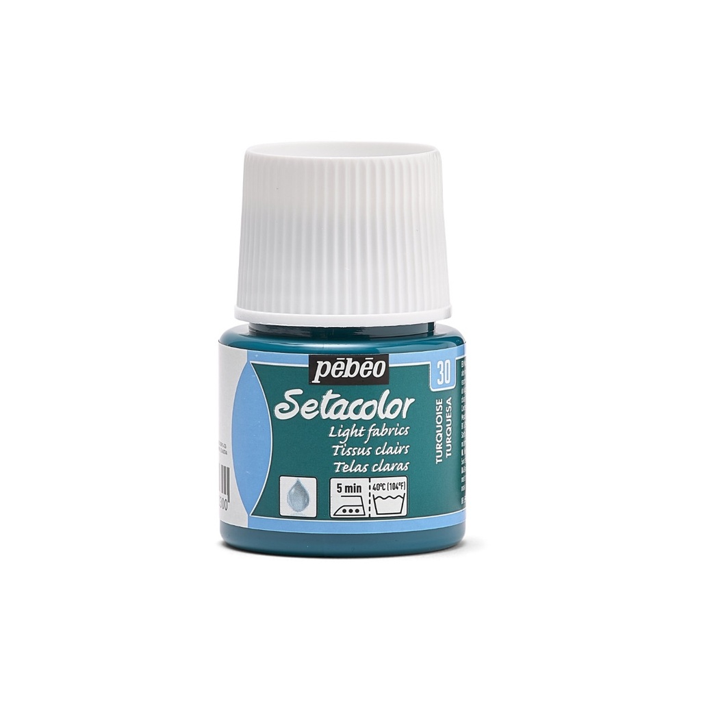 PEBEO SETACOLOR LIGHT FABRIC 45ML TURQUOISE