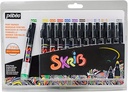 PEBEO SET 12MARKER ACRYLIC CLASSIC