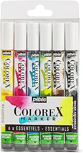 PEBEO COLOREX MARKER SET 6 ESSENTIAL