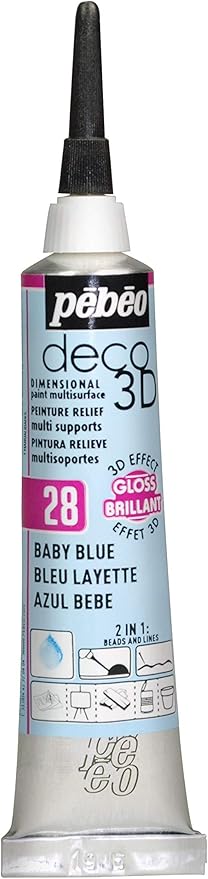 PEBEO DECO 3D GLOSS 20ML BABY BLUE