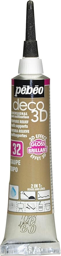 PEBEO DECO 3D GLOSS 20ML TAUPE
