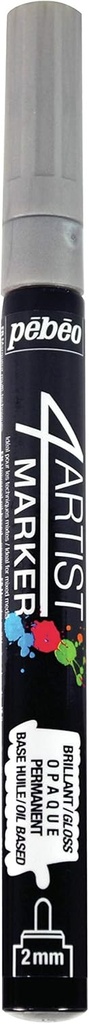 PEBEO 4ARTIST MARKER 2MM SILVER