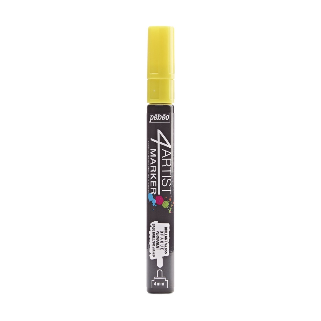 PEBEO 4ARTIST MARKER 4MM  YELLOW