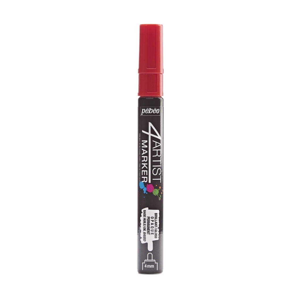 PEBEO 4ARTIST MARKER 4MM RED