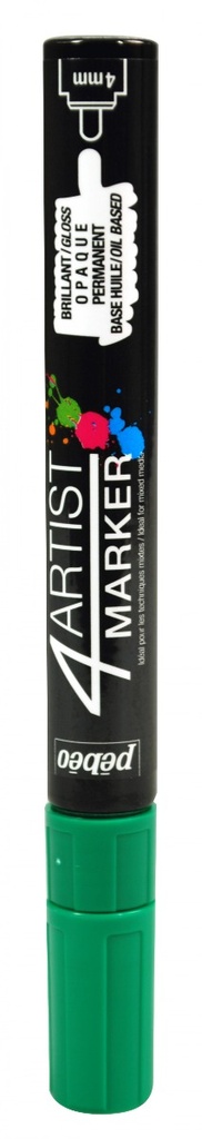 PEBEO 4ARTIST MARKER 4MM DK GREEN