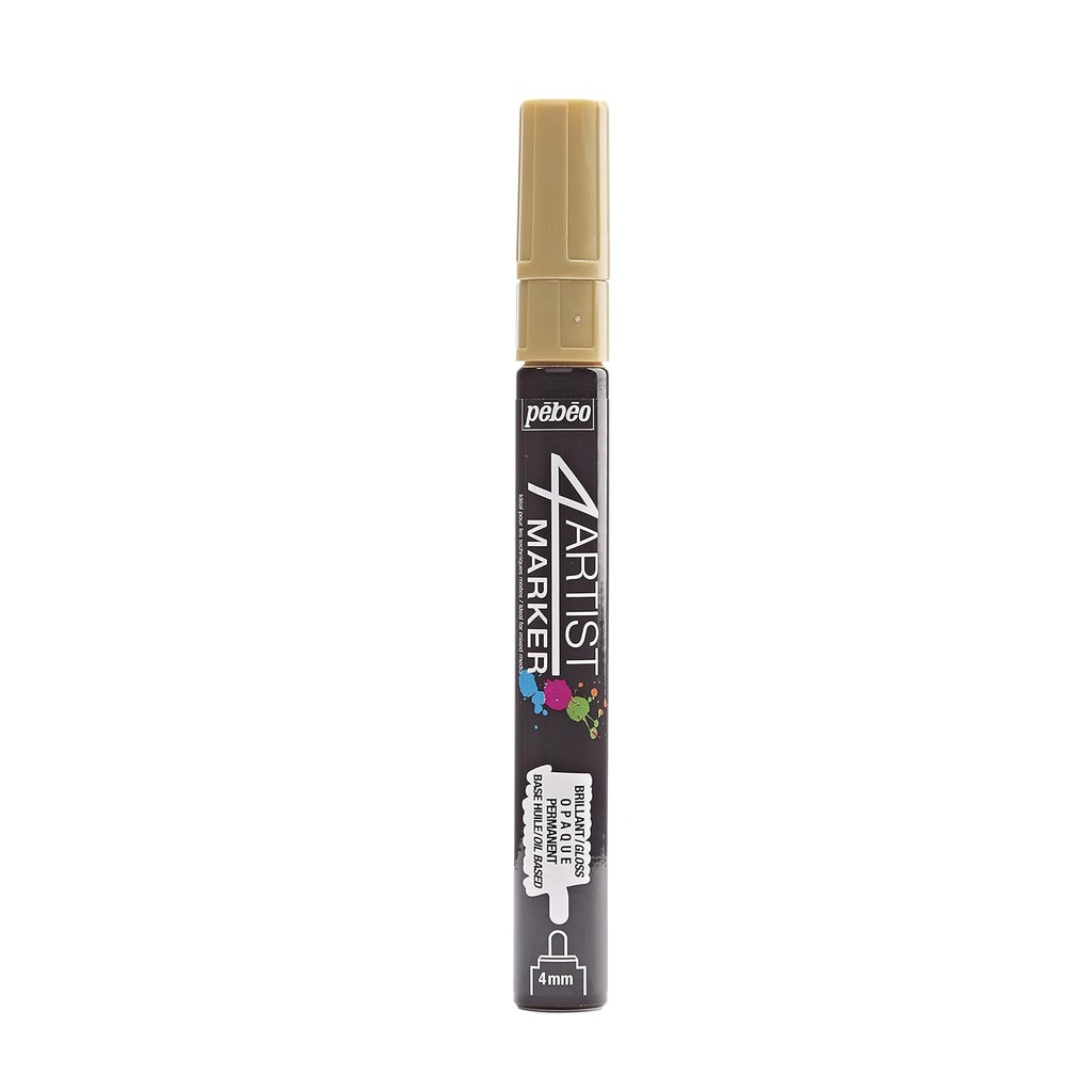 PEBEO 4ARTIST MARKER 4MM GOLD