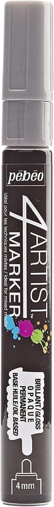PEBEO 4ARTIST MARKER 4MM SILVER