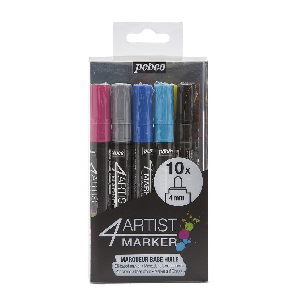 PEBEO 4ARTIST MARKER SET 10X4MM