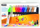 PEBEO 12 MARKER GOUACHE RAINBOW SET 
