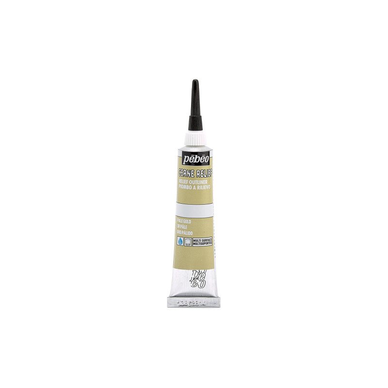 PEBEO CERNE RELIEF OUTLINER T20ML PALE GOLD