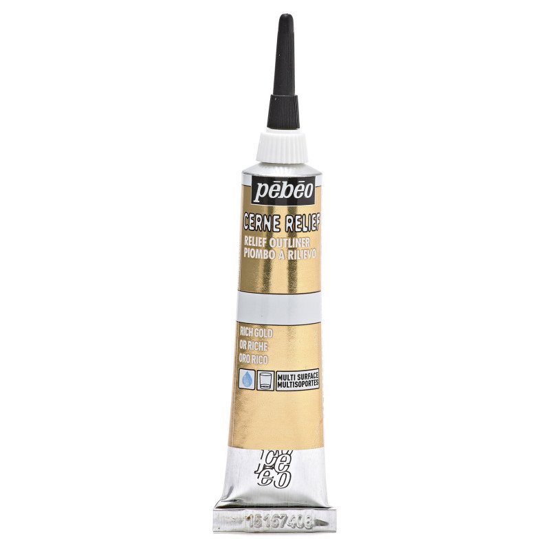 PEBEO CERNE RELIEF OUTLINER T20ML RICH GOLD