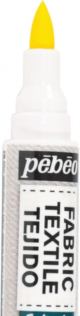 PEBEO 7A LIGHT FABRIC MARKER 1MM YELLOW