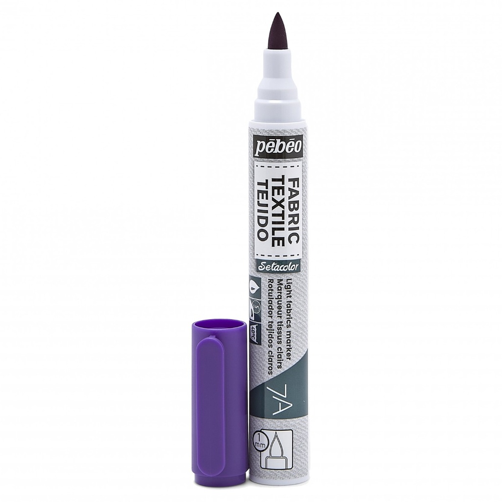 PEBEO 7A LIGHT FABRIC MARKER 1MM VIOLET