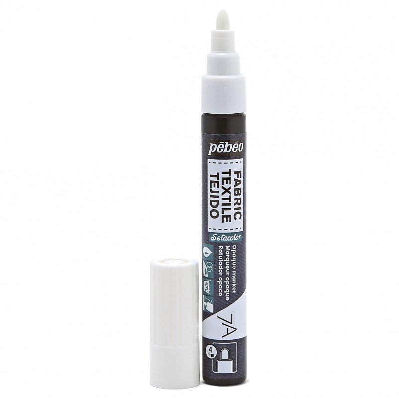 PEBEO 7A OPAQUE MARKER 4MM WHITE