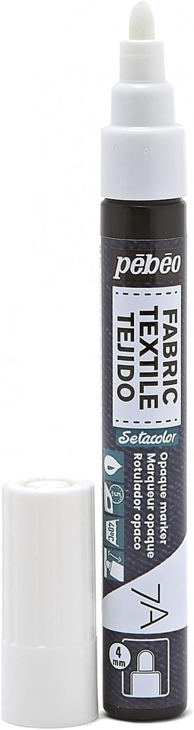 PEBEO 7A OPAQUE MARKER 4MM WHITE
