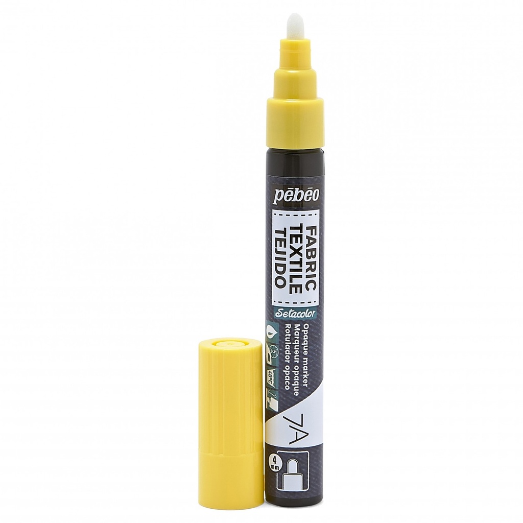 PEBEO 7A OPAQUE MARKER 4MM YELLOW