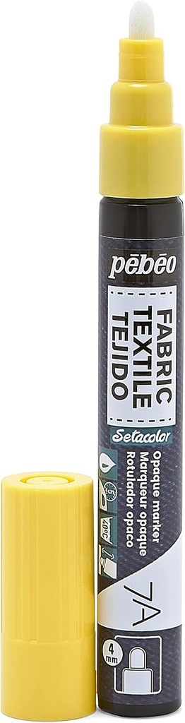 PEBEO 7A OPAQUE MARKER 4MM YELLOW