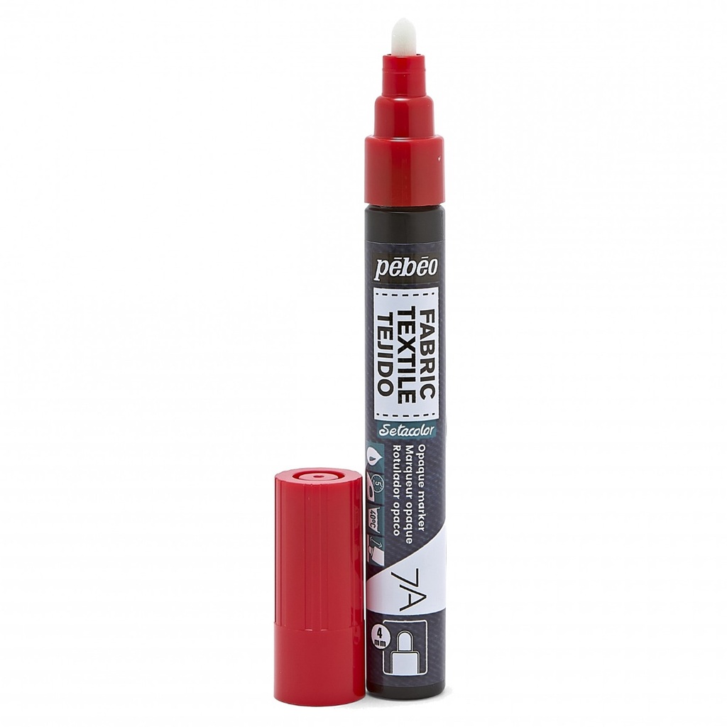 PEBEO 7A OPAQUE MARKER 4MM RED