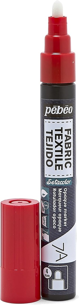 PEBEO 7A OPAQUE MARKER 4MM RED
