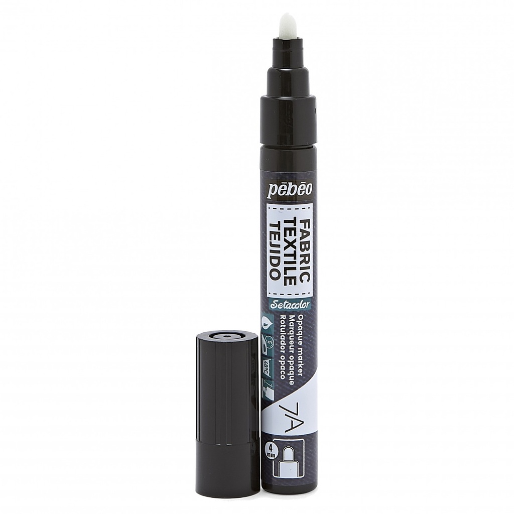 PEBEO 7A OPAQUE MARKER 4MM BLACK