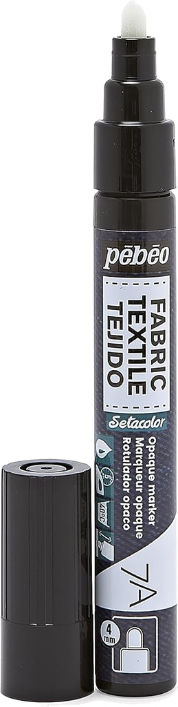 PEBEO 7A OPAQUE MARKER 4MM BLACK