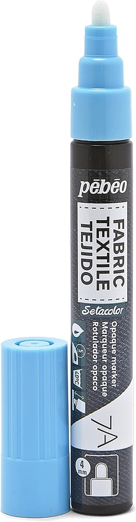 PEBEO 7A OPAQUE MARKER 4MM PASTEL BLUE