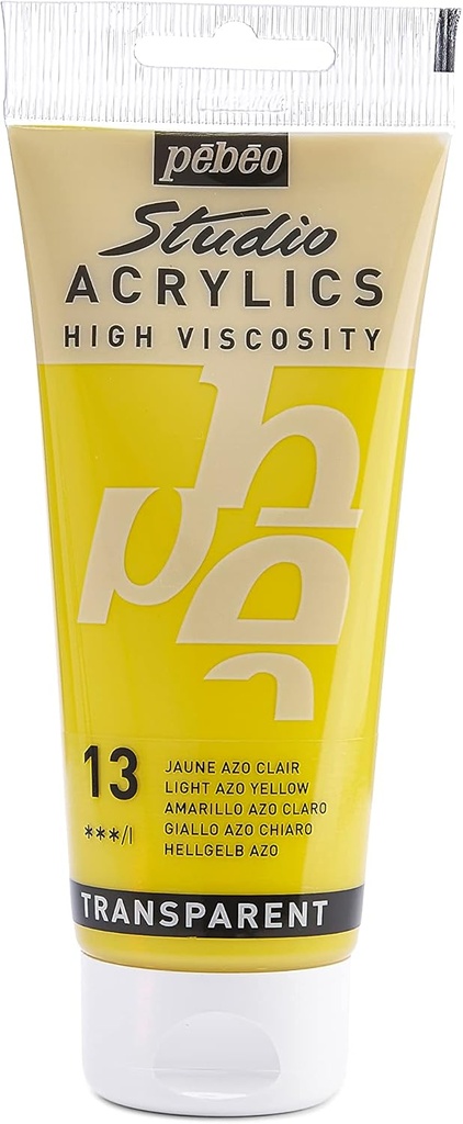 PEBEO ACRYLIC STUDIO HV 100ML LIGHT AZO YELLOW
