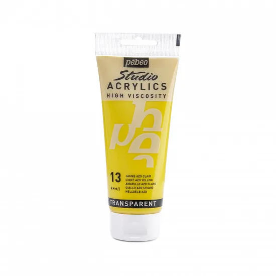 PEBEO ACRYLIC STUDIO HV100ML LIGHT AZO YELLOW