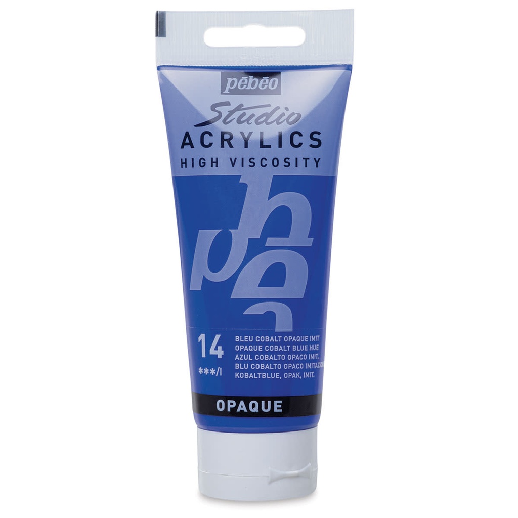 PEBEO STUDIO ACRYLIC HV100ML COBALT BLUE HUE