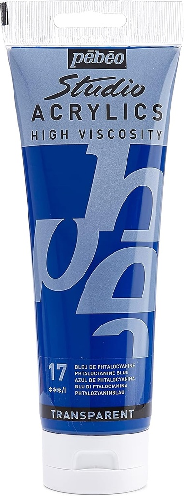 PEBEO ACRYLIC STUDIO HV 100ML PHTHALOCYANINE BLUE