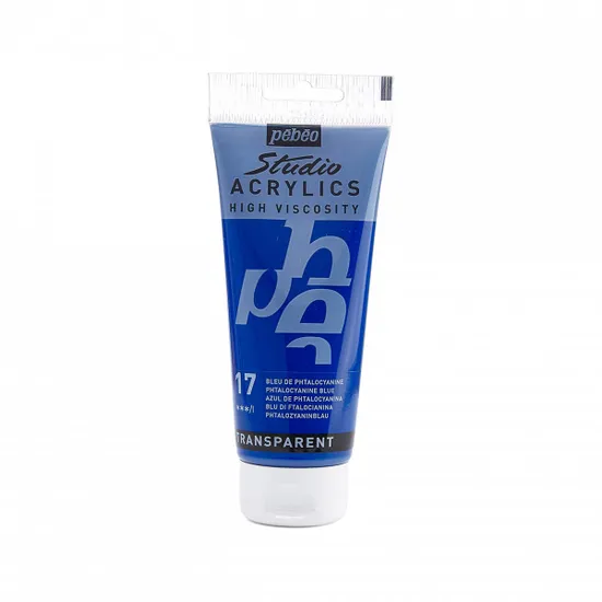 PEBEO ACRYLIC STUDIO HV100ML PHTHALOCYANINE BLUE