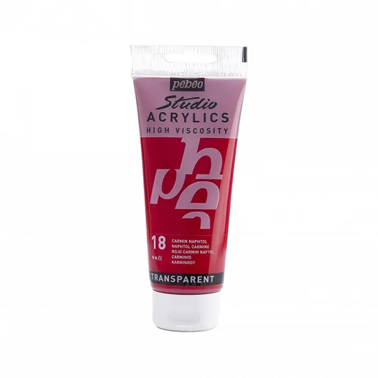 PEBEO ACRYLIC STUDIO HV100ML CARMIN NAPHTOL